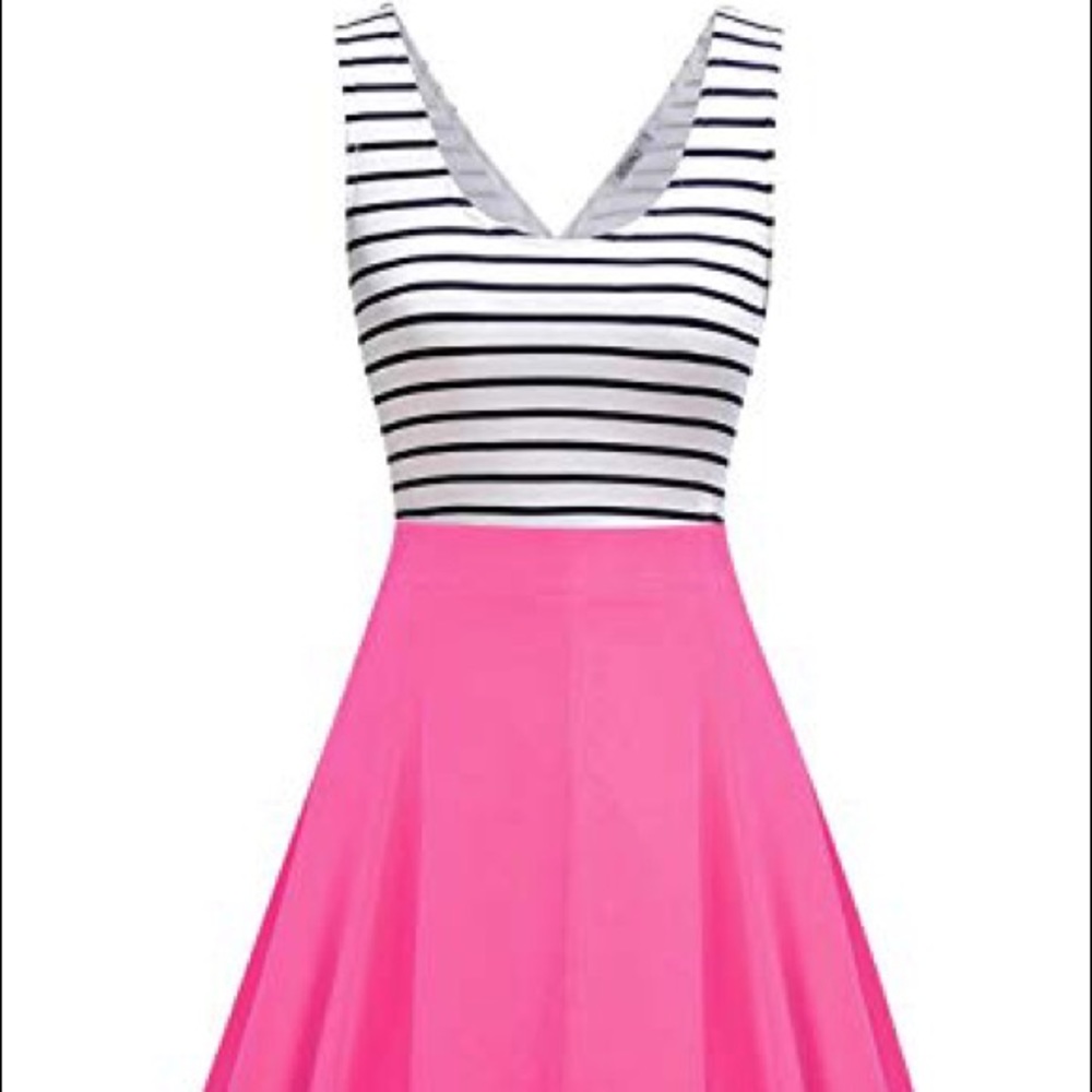 Striped Swing Dress